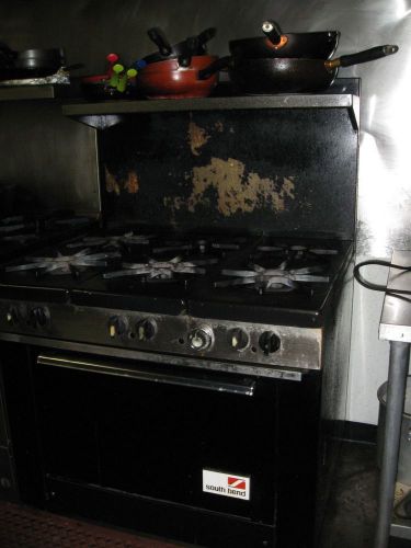 Southbend 6-burner Stove with oven