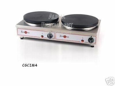 Krampouz double gas crepe griddle cgcim4 free shipping for sale