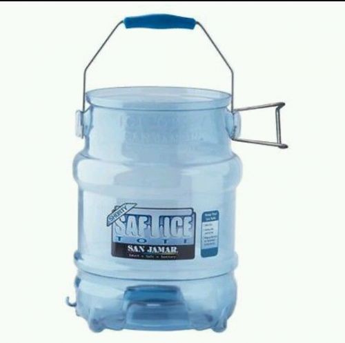 San jamar si6100 saf-t-ice shorty 5-gallon ice bucket for sale