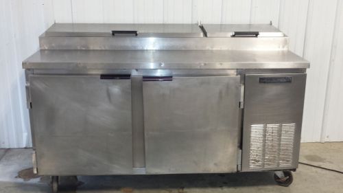 Beverage Air Refrigerated Pizza Prep Table 67&#034; 2 Door Cooler