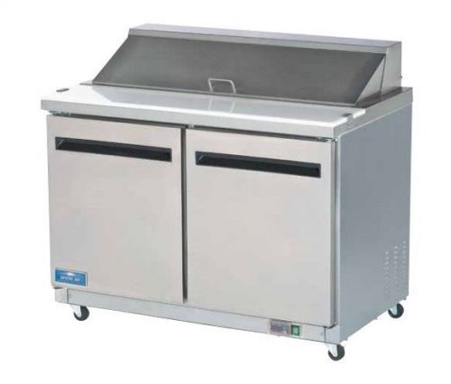 Arctic air two door sandwich salad prep table nsf approved ast48r for sale