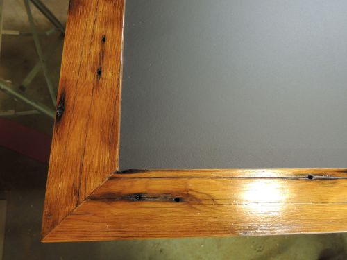 Rustic Reclaimed Barn Wood Chalkboard Menu Board
