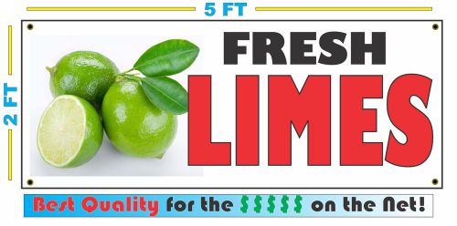 Full Color FRESH LIMES BANNER Sign NEW Larger Size Best Quality for the $