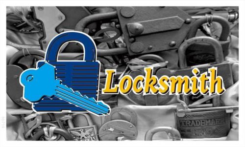 Bb714 locksmith key shop banner sign for sale