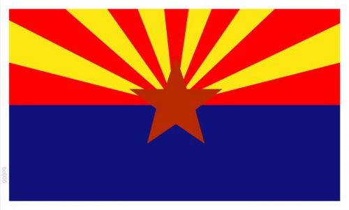 Bc005 state of arizona flag (wall banner only) for sale