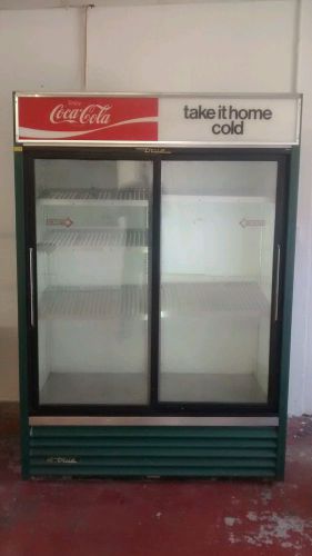 True two door coke cooler