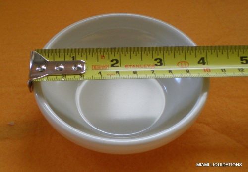 Lot of 48 5oz dish salsa bowl carlisle 0875-42  bone melamine commercial quality for sale