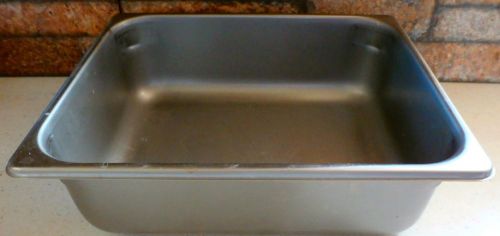 Bakers &amp; Chefs Half Size Pan 300 Series #931139 Stainless Steel Pan Good Used