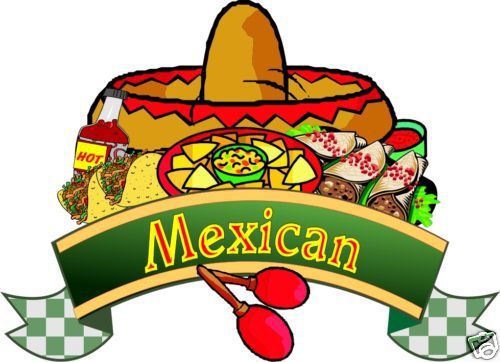 Mexican Catering Restaurant Concession Food Decal 24&#034;