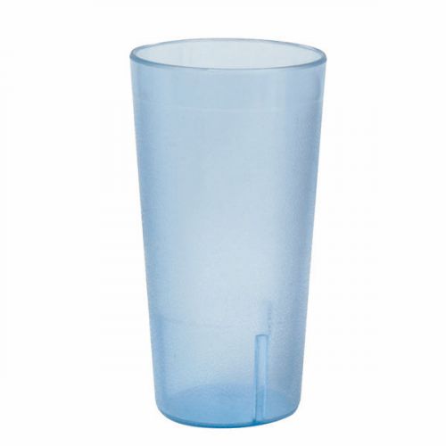 12 oz. Blue Plastic Tumbler Drinking Cup Scratch Resistant- 12 Piieces Included