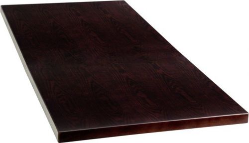 30&#039;&#039; x 60&#039;&#039; rectangular walnut veneer restarant table top for sale