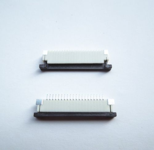 10 pcs FFC FPC  20-pin 1.0mm Pitch Ribbon Flat Connector Socket Top contact