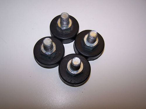 Saeco 7P Plus Rubber Padded Foot Mounts 34mm Base - 8mm Screw w/ Nut x4