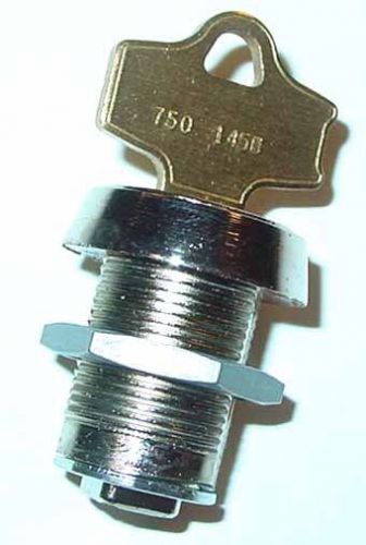 Continuous Turn 7/8 Inch  Lock For Oak, Northwestern and Other Vending Machines
