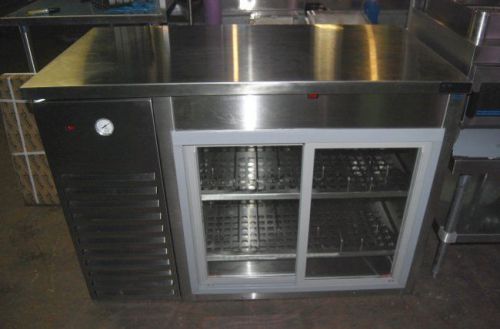 50&#034; custom made back bar refrigerator cooler by diamond! for sale
