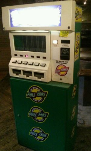AMERICAN GAMES INC. PULL TAB MACHINE FULL SIZE ELECTRIC GAMING WORKING