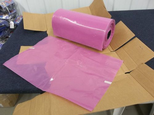 Huge roll anti static bags sacks 20&#034; x 30&#034; storage packing material 6 mil new for sale