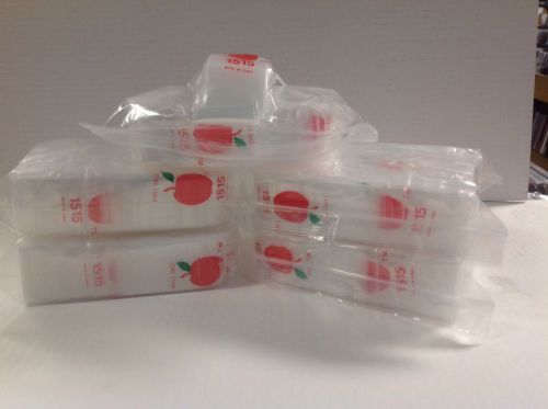 5000 apple brand bags 1.5x1.5 2mil clear ziplock bags  - recloseable for sale