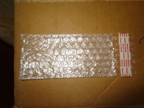 Lot of 100 2.5&#034; x 6&#034; clear self seal strip bubble wrap pouch bag for sale