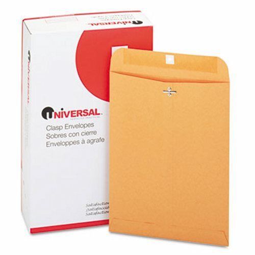 Universal Kraft Clasp Envelope, Side Seam, 28lb, 9 x 12, Brn, 100/BX (UNV35264)