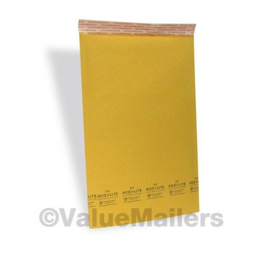 100 #4 9.5x14.5 &#034; ECOLITE &#034; Kraft Bubble Mailers Padded Envelopes Bags