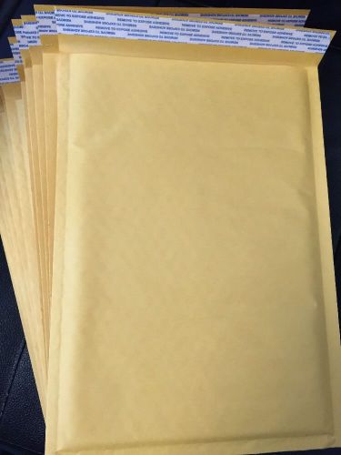 25 #1 7.25x11 Kraft Bubble mailers padded envelopes, free 2-day shipping