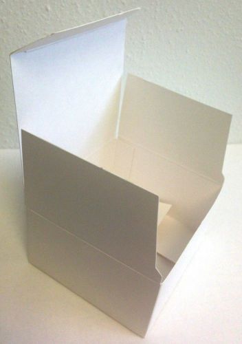100ct Small White SBS Chipboard Packaging Boxes