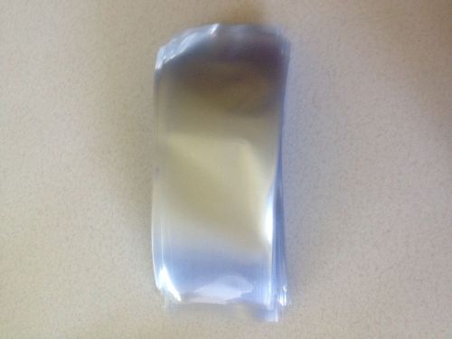 250 pieces heat shrink tube clear transparent   7.5&#039;&#039;x3.25&#039;&#039; pvc for sale