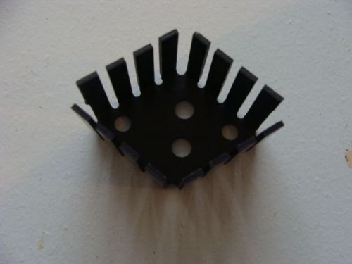 100 black aluminum heat sinks new OBL Ht sink TO 1 inch high 600 available ??