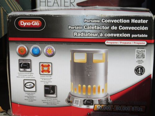 Dyna-glo portable convection heater model # rmc-lpc80dg 50,000-80,000 btu&#039;s for sale