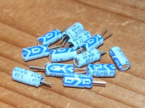 16v 10uf rubycon capacitor 85c 12 pieces 16v10uf for sale