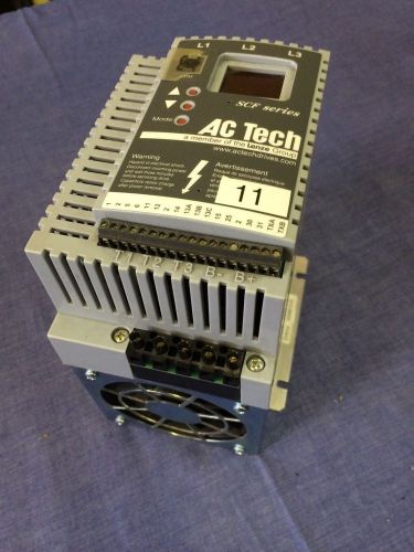 Ac tech variable speed ac motor drive sf450, 5 hp (3.7 kw) 400/480 v 3ph - used for sale