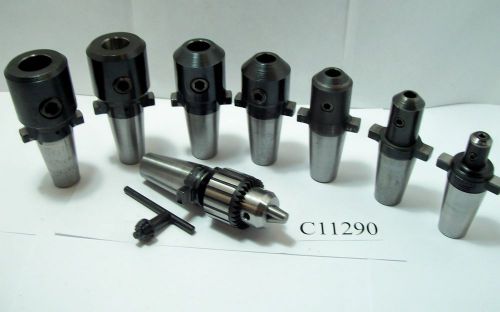 8 pc kwik switch 200 set 3/16, 3/8, 1/2, 5/8, 3/4, 7/8, 1&#034; &amp; drill chuck  c11290 for sale
