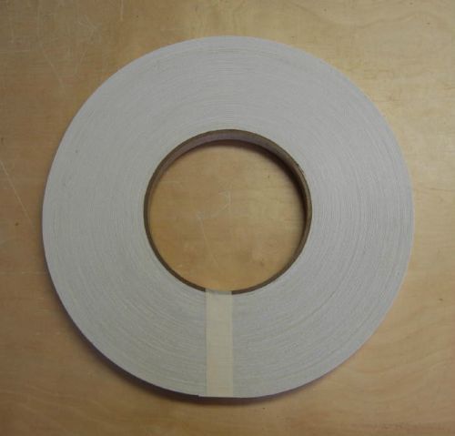 White PVC edgebanding 7/8&#034; x 200&#039; preglued adhesive roll