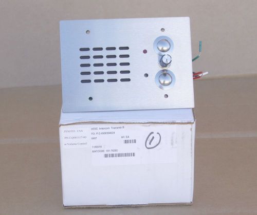 Zenitel cq041117-00 intercom panel w/volume control stento sp359 stentofon mcc for sale