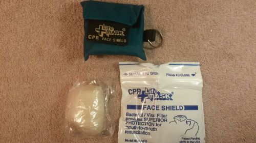 Lifemask cpr face shield keychain - torquois for sale