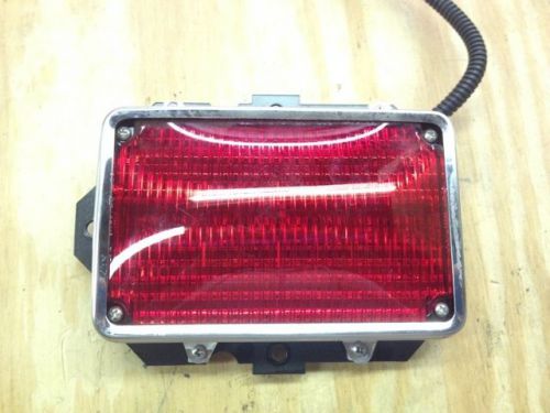 New Whelen Linear Super-LED Lighthead  Red 60R02FRR With Alum Bezel &amp; Bracket