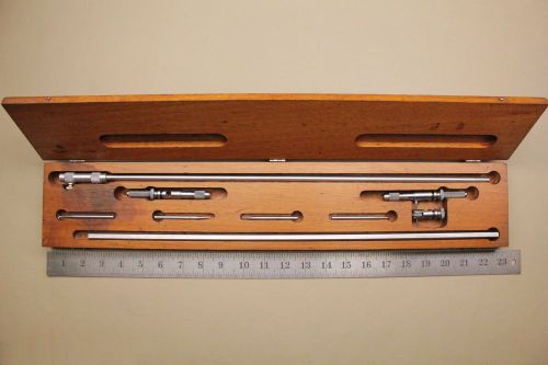Brown &amp; sharpe-trammel set #845 complete w/wooden case - very nice set! for sale