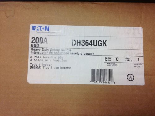 Eaton  Model # DH364UGK 200 amp 600 volt Nema 1