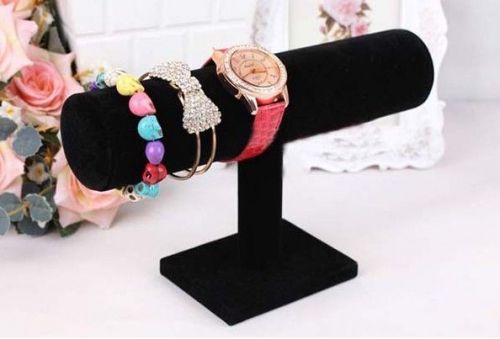 Amazing 1X Stand Bracelet Chain Bangle Watch T-bar Holder Jewelry Display ABCA