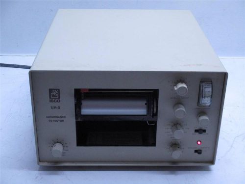 Isco laboratory absorbance monitor fluorescence detector ua-5 chart recorder for sale