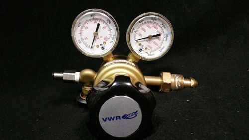 Vwr gas regulator 55850-476 ar/he/n2 125 psig cgae-4 max 3000 psig for sale