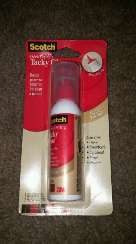 3M Scotch Quick Drying Tacky Glue - 2 oz brand new