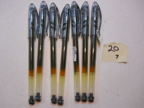 Pilot Neo-Gel Roller Ball Gel Pen, Black Ink, Fine, 7 Pens