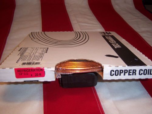 Mueller Copper Tubing Coil 1/4&#034; x 20&#039; Refrigeration Streamline 04020PS