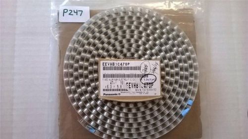 P247 lot of 347pcs eev-hb1c470p aluminum electrolytic capacitor 47uf 16v 20% smd for sale