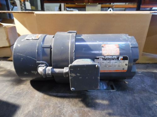 Reliance 3/4 hp duty master ac motor w/ brake, fr fb56c, rpm 1725, used for sale