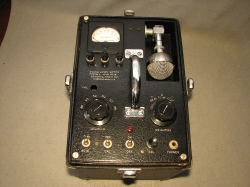 General Radio 759A Sound Level Meter Vintage Test Equipment NR