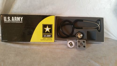 U.S. Army 3M Classic II Stethoscope in box w/ Extras