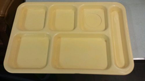 1 SiLite 6 Compartment Lunch Food Tray Cafeteria School Daycare